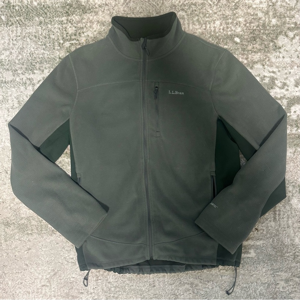 L.L. Bean Men's XL Green Full Zip Thermal Jacket